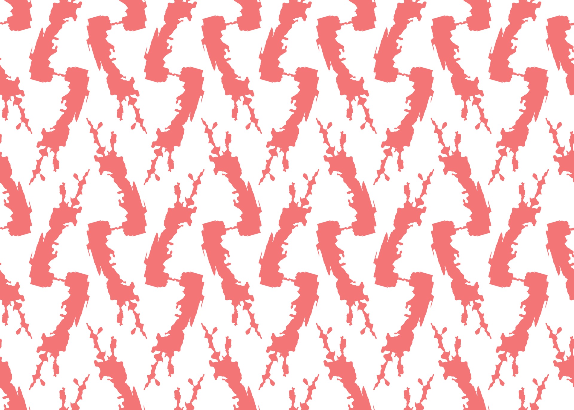 Vector texture background, seamless pattern. Hand drawn, red, white