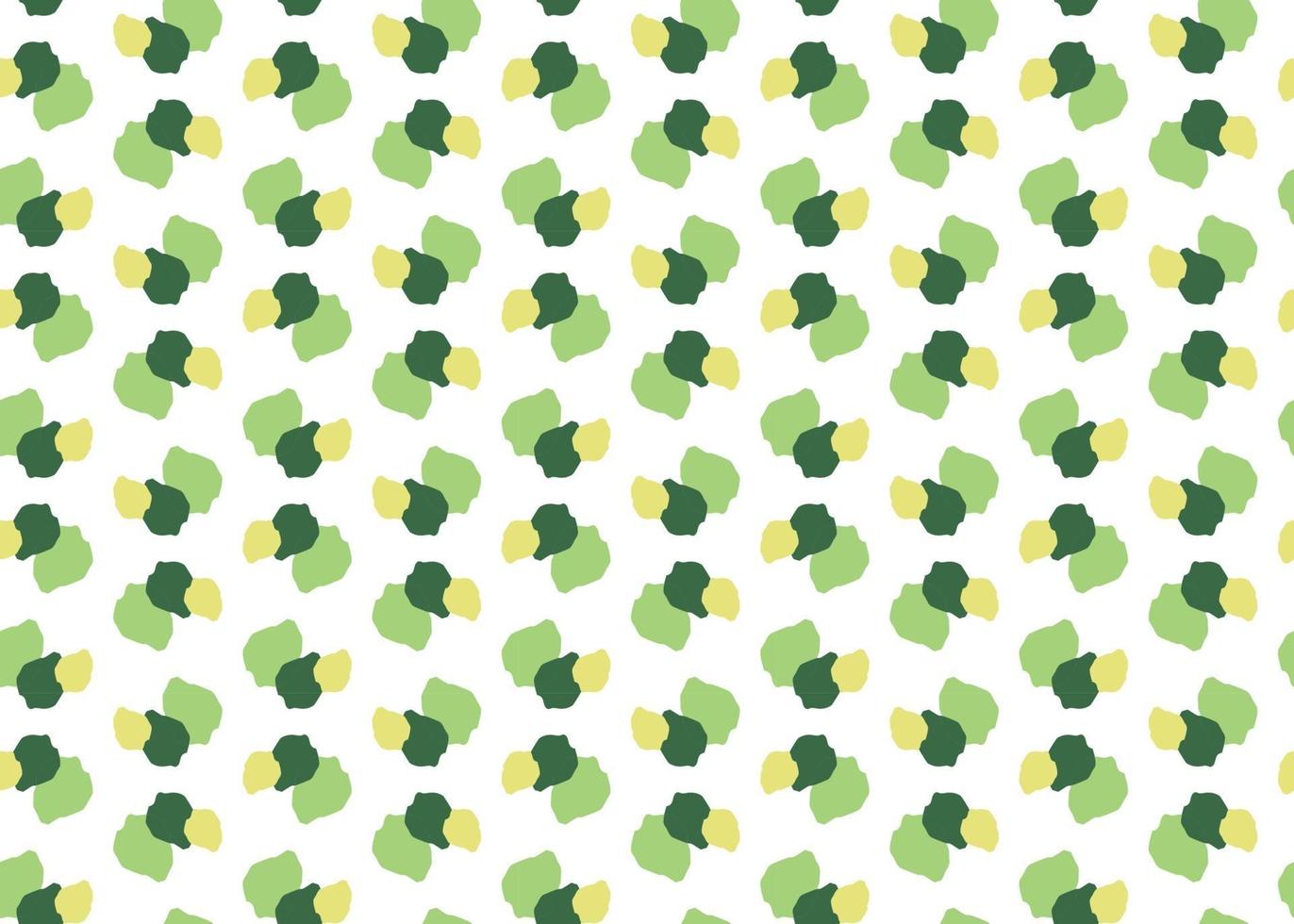 Vector texture background, seamless pattern. Hand drawn, green, yellow, white colors.