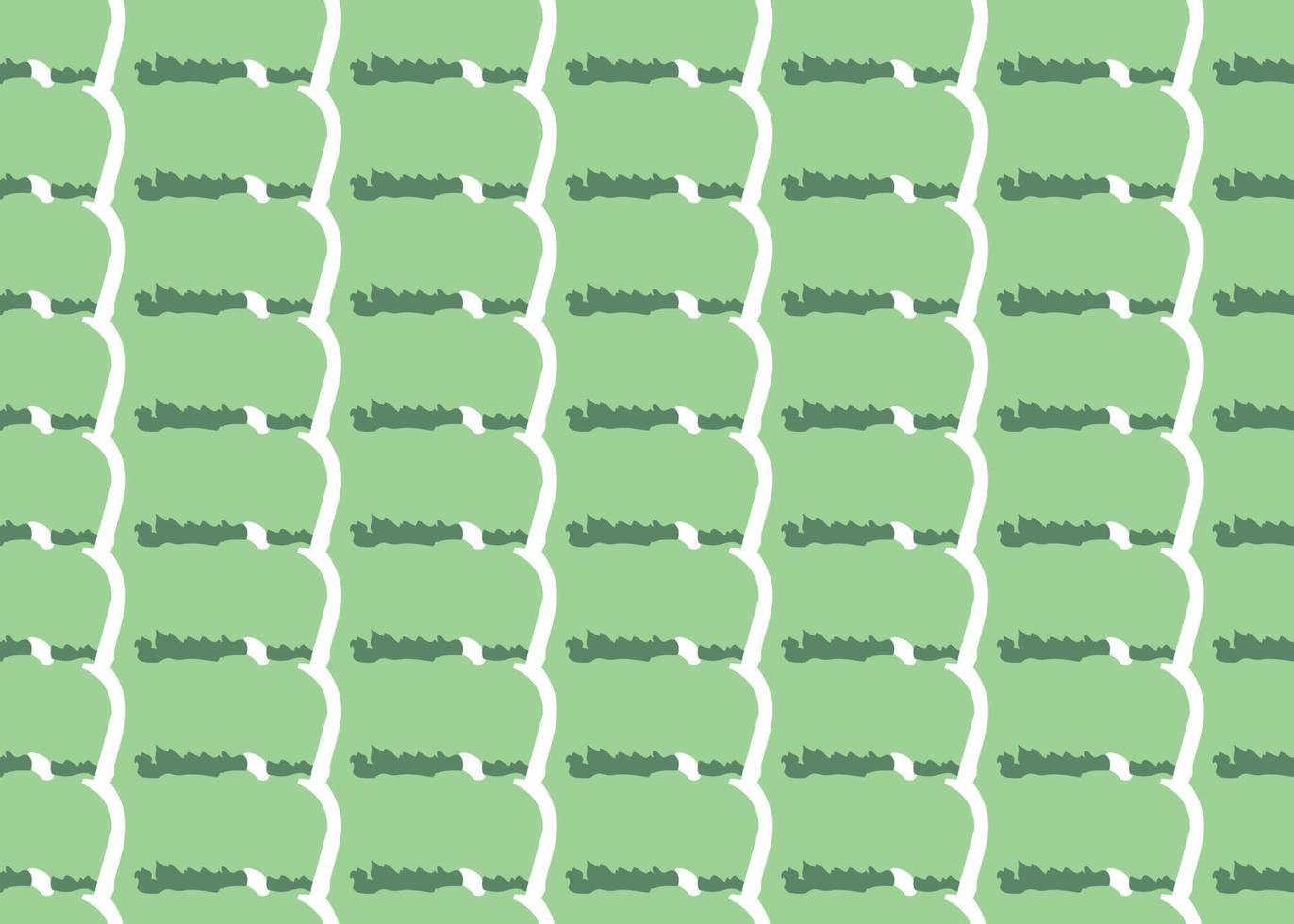 Vector texture background, seamless pattern. Hand drawn, green, white colors.