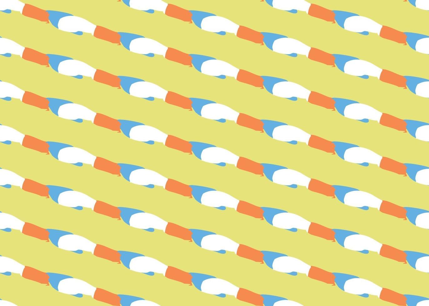 Vector texture background, seamless pattern. Hand drawn, yellow, orange, blue, white colors.