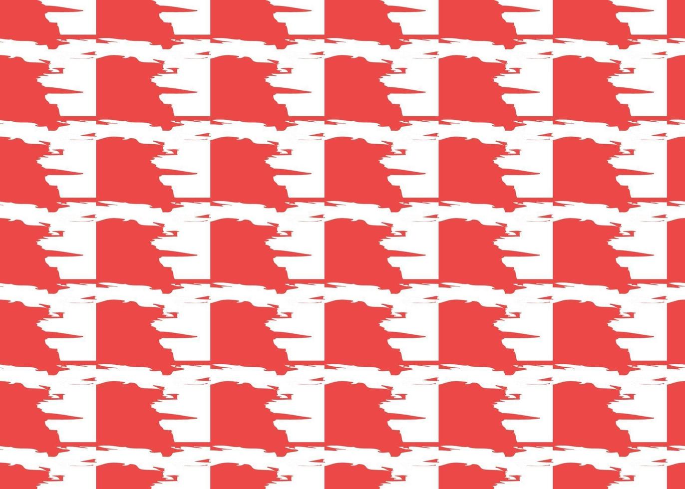Vector texture background, seamless pattern. Hand drawn, red, white colors.