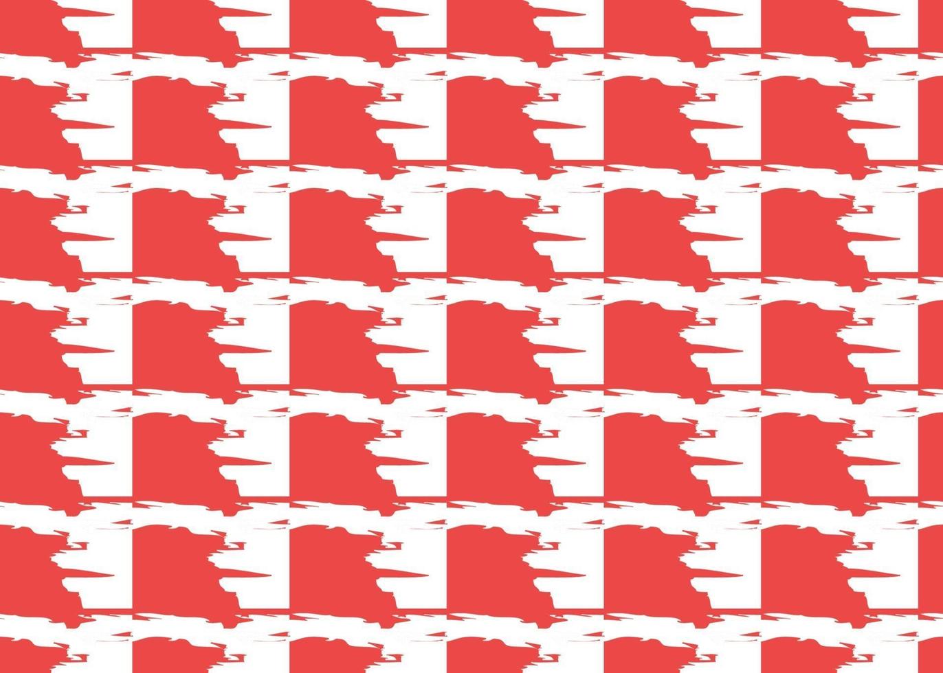 Vector texture background, seamless pattern. Hand drawn, red, white colors.