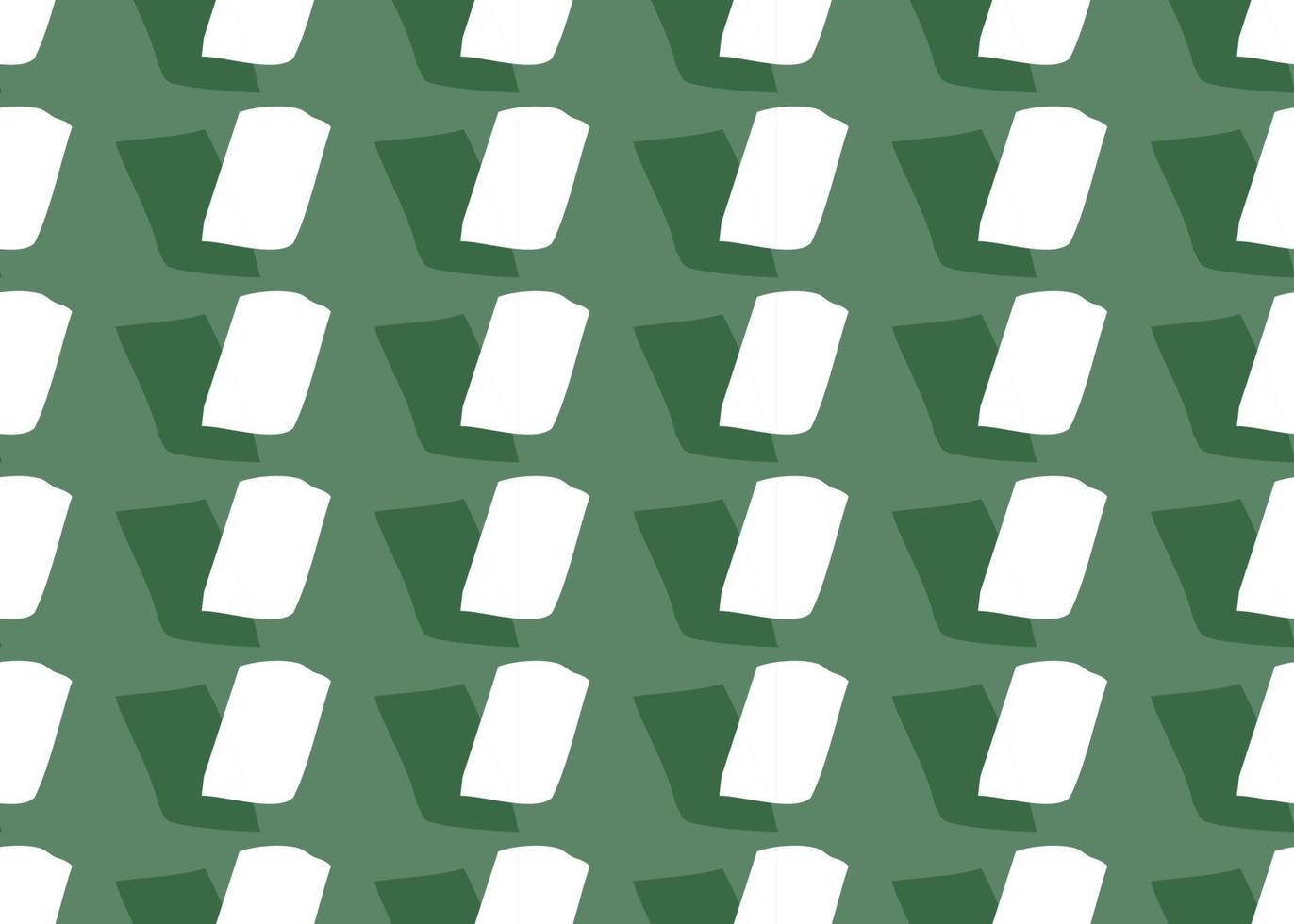 Vector texture background, seamless pattern. Hand drawn, green, white colors.