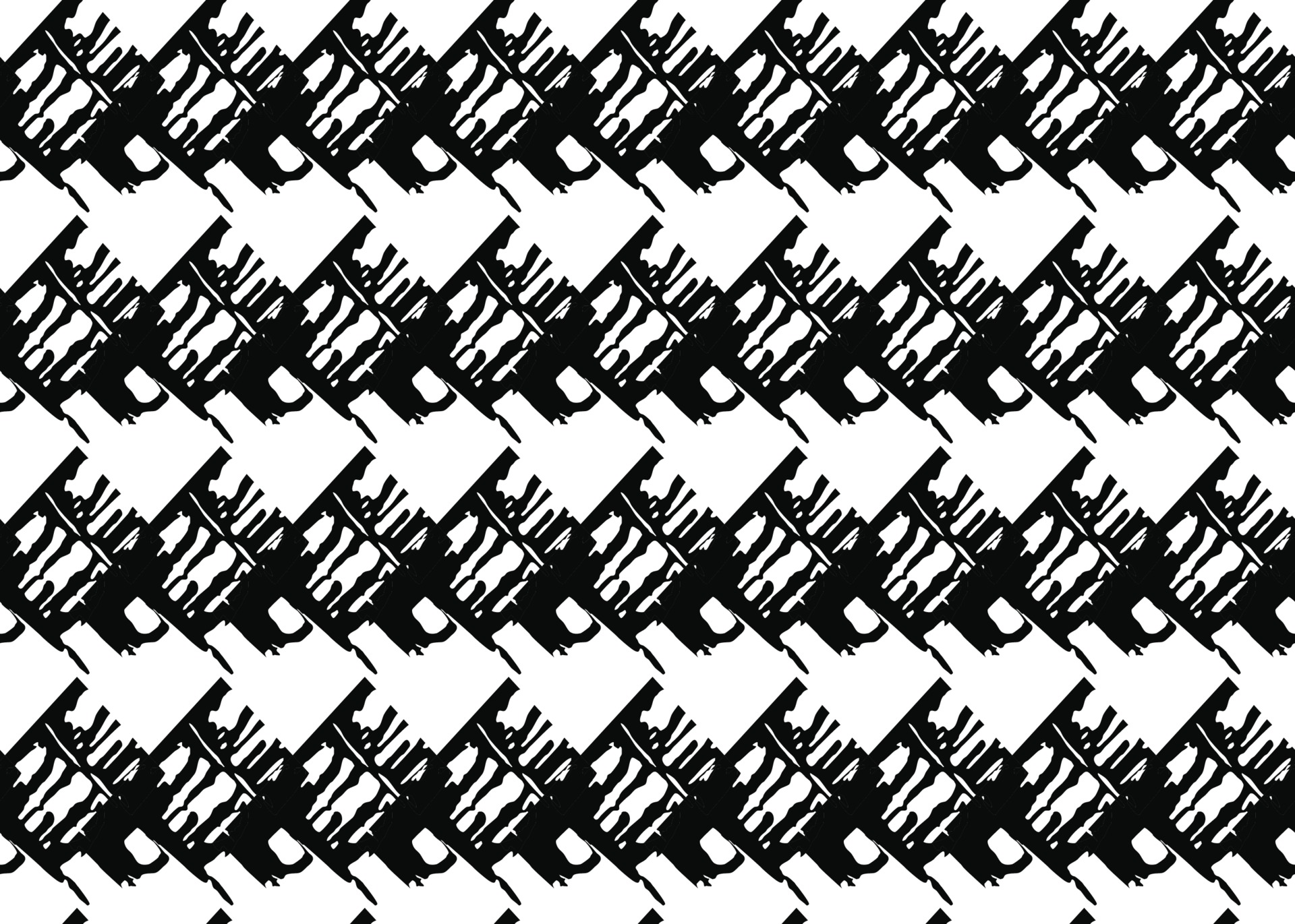 Vector texture background, seamless pattern. Hand drawn, black, white ...
