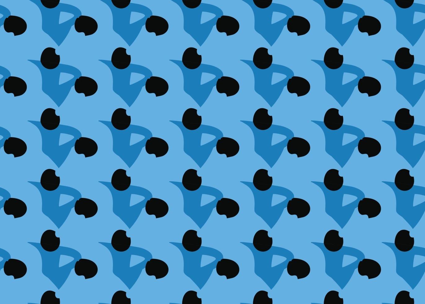 Vector texture background, seamless pattern. Hand drawn, blue, black colors.