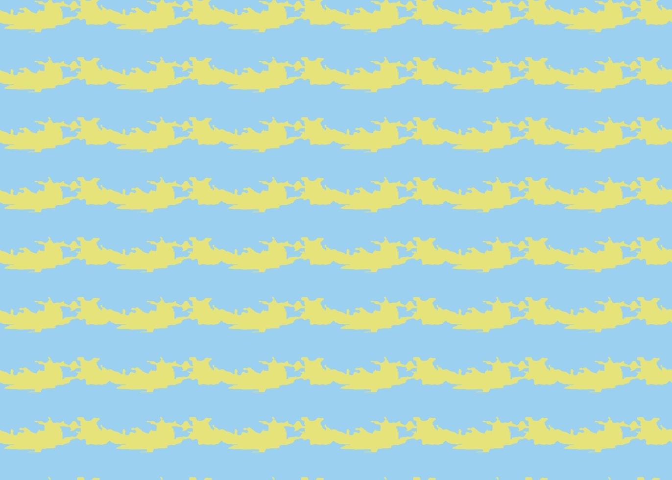 Vector texture background, seamless pattern. Hand drawn, blue, yellow colors.