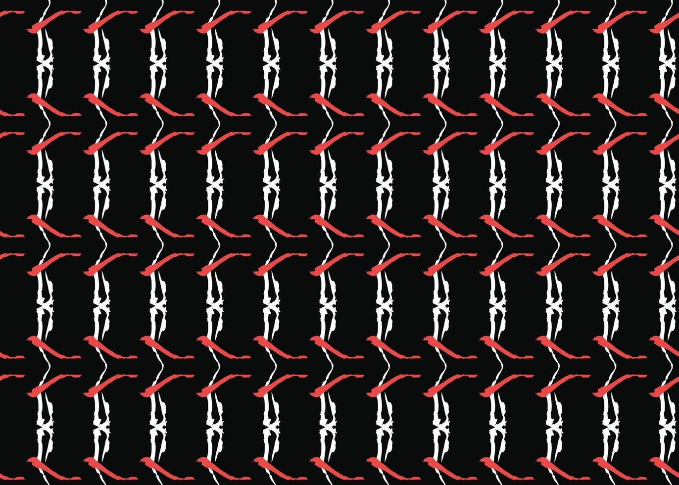 Fondo de textura de vector, patrón sin costuras. dibujado a mano, negro, rojo, colores blancos. vector