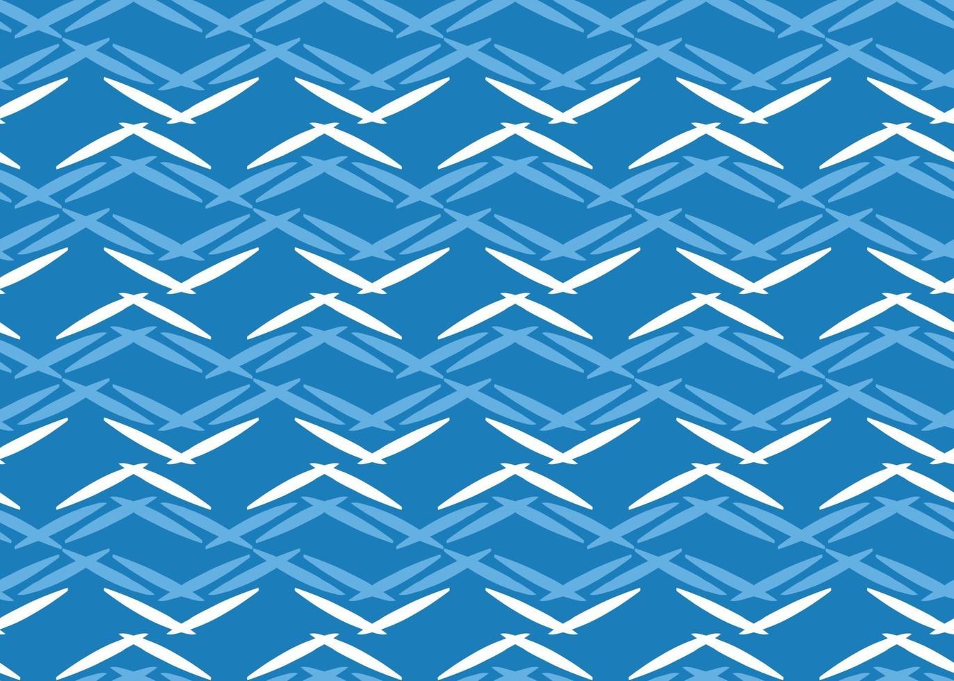 Vector texture background, seamless pattern. Hand drawn, blue, white colors.