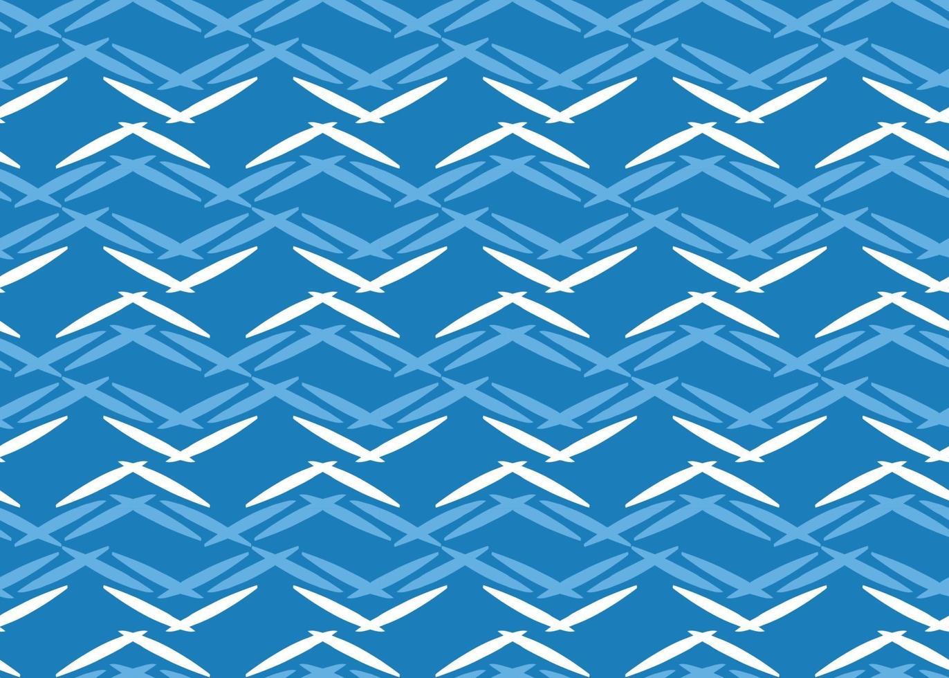 Vector texture background, seamless pattern. Hand drawn, blue, white colors.