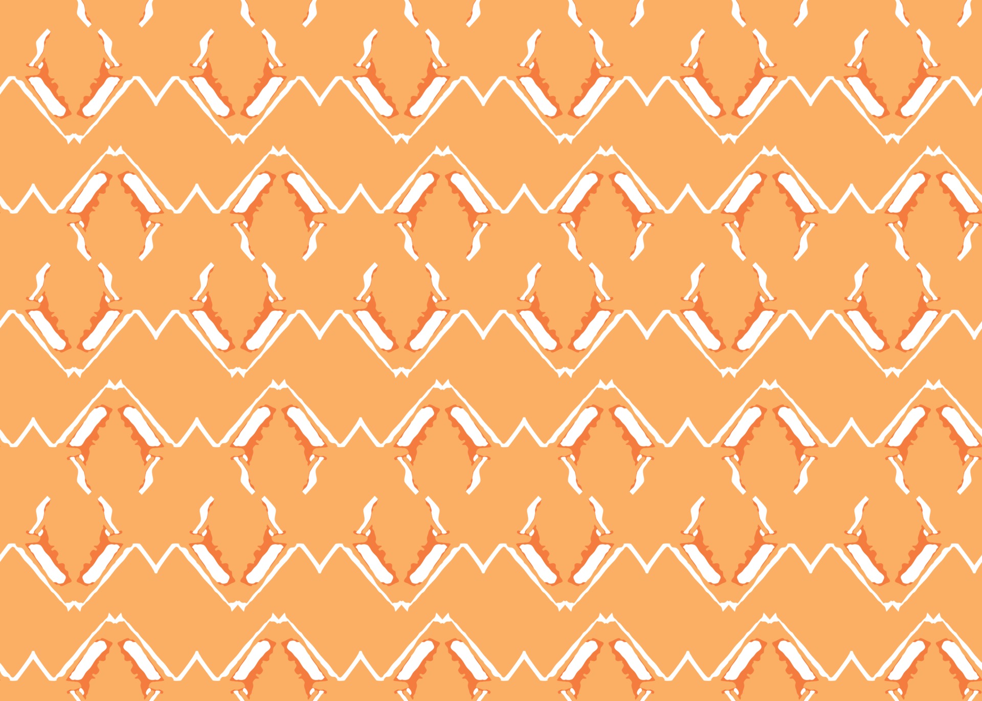 Vector texture background, seamless pattern. Hand drawn, orange, white ...