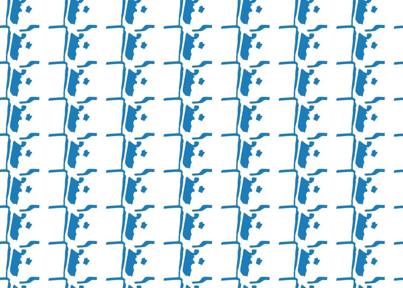 Vector texture background, seamless pattern. Hand drawn, blue, white colors.