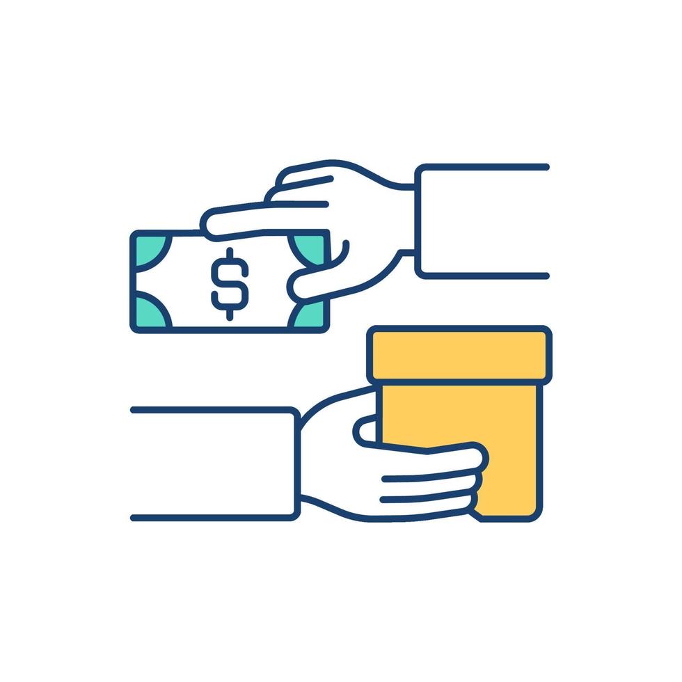 proceso de compra icono de color rgb 2207492 Vector en Vecteezy