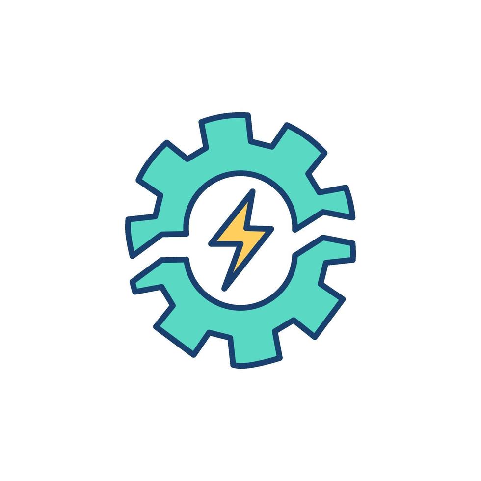 Energy resources RGB color icon vector