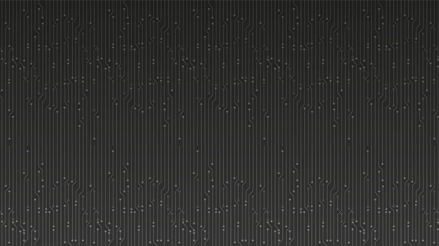 Black circuit board technology background vector