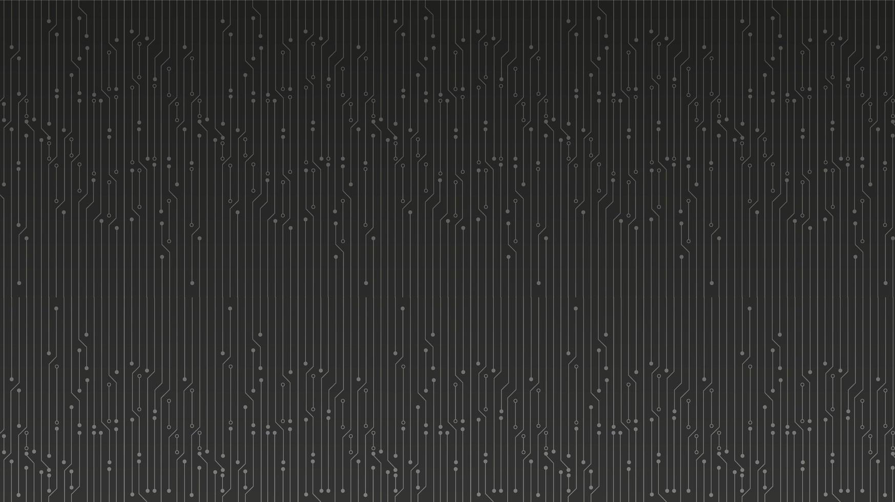 Black circuit board technology background vector