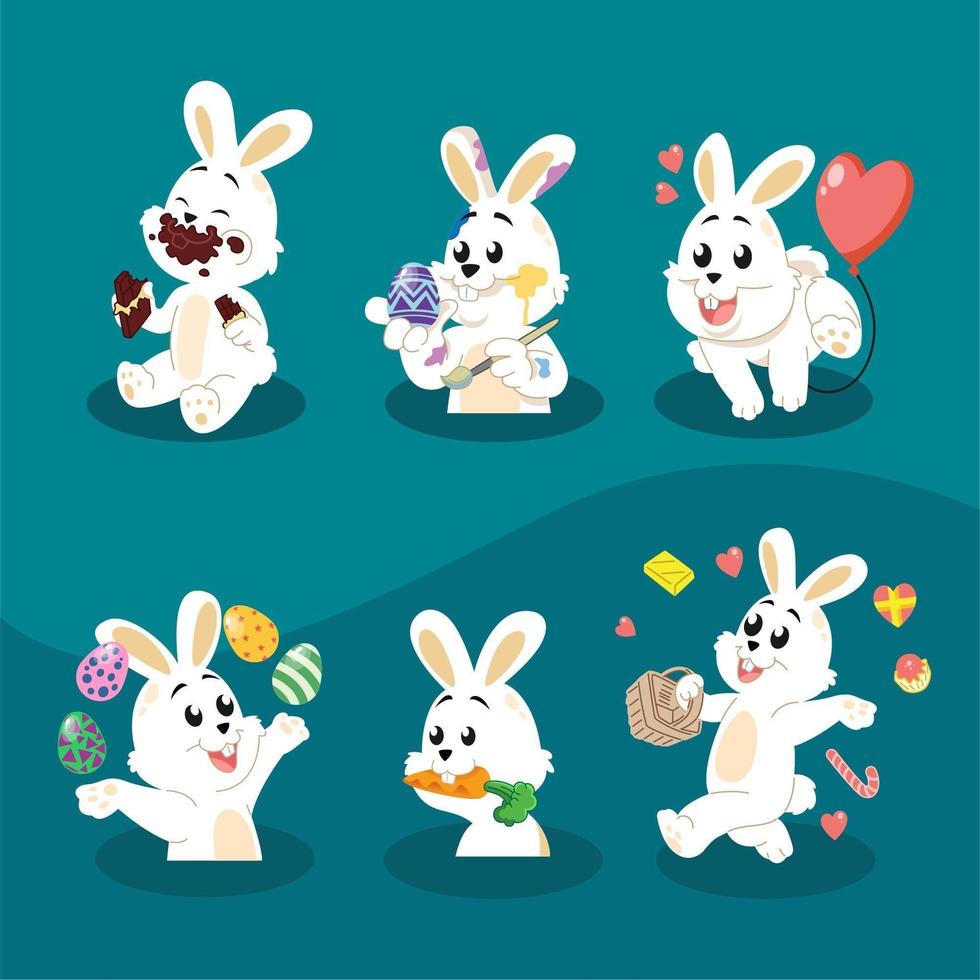 Easter Bunny Character vector