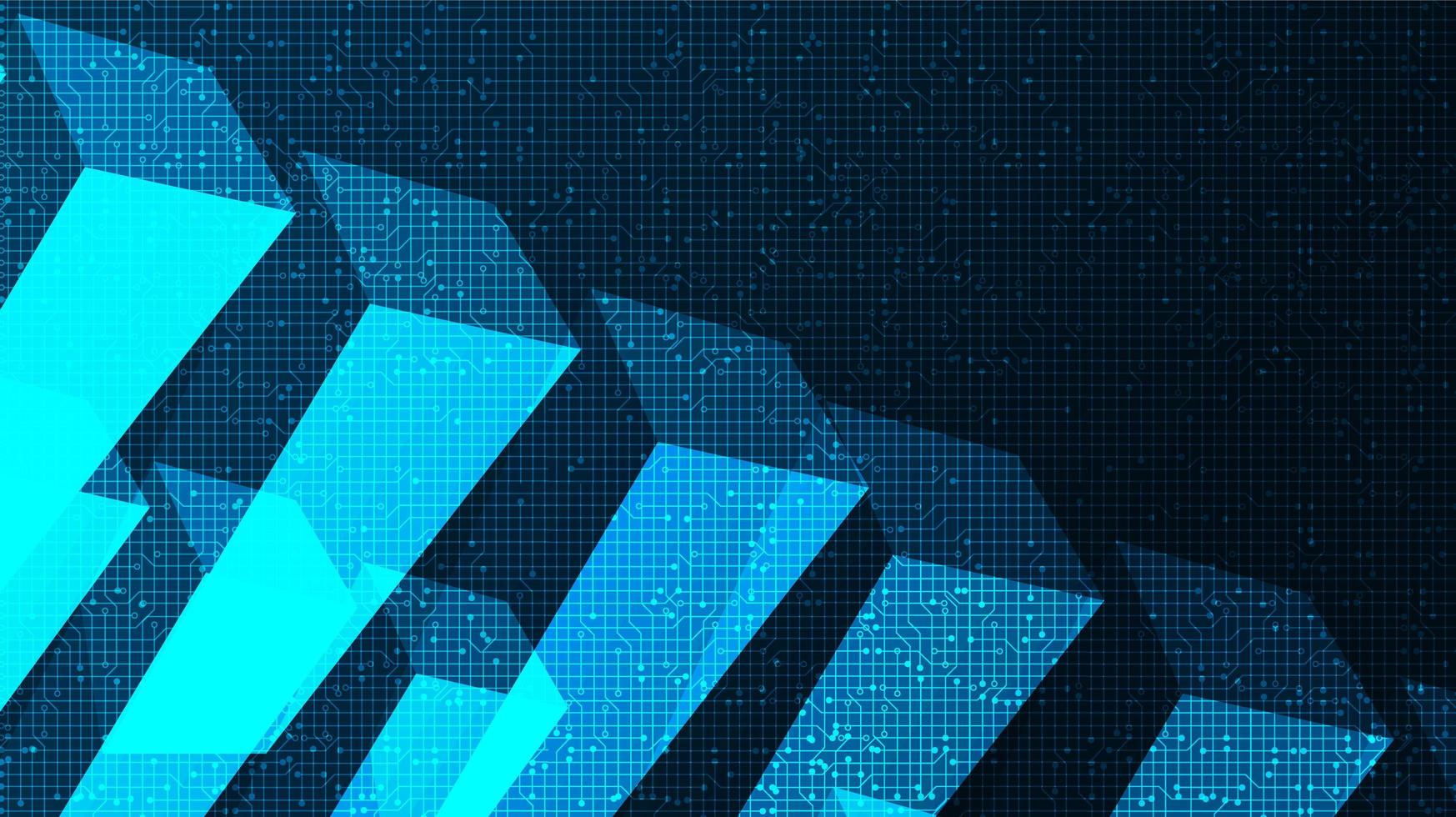 Blue Abstract Technology Background vector