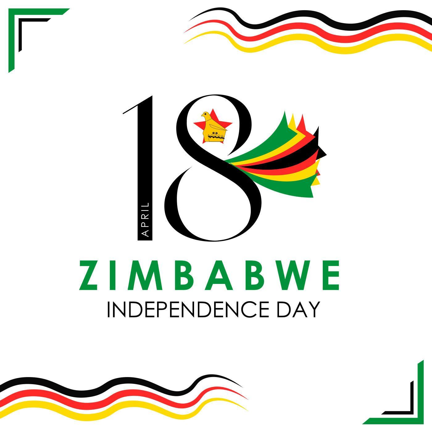Zimbabwe independence day wallpaper 2208010 Vector Art at Vecteezy