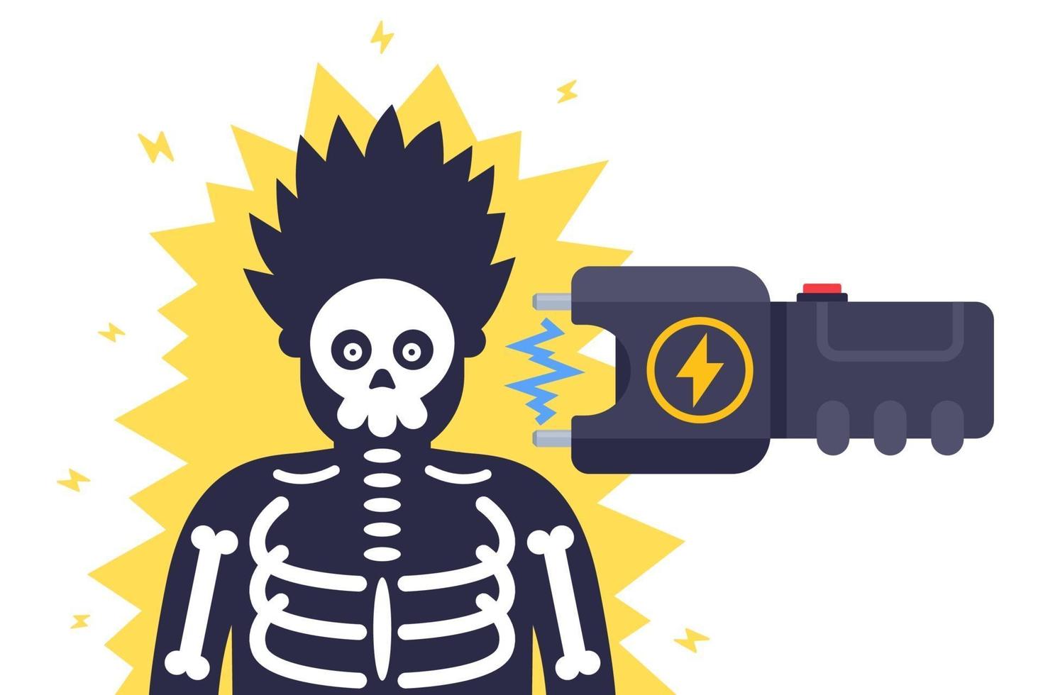 Person getting hit with stun gun 2208991 Vector Art at Vecteezy