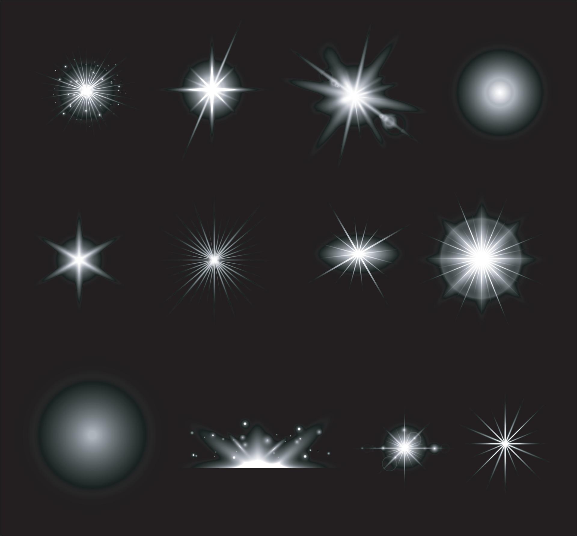 Twinkle Lens Flares Set Free Vector 2209105 Vector Art at Vecteezy