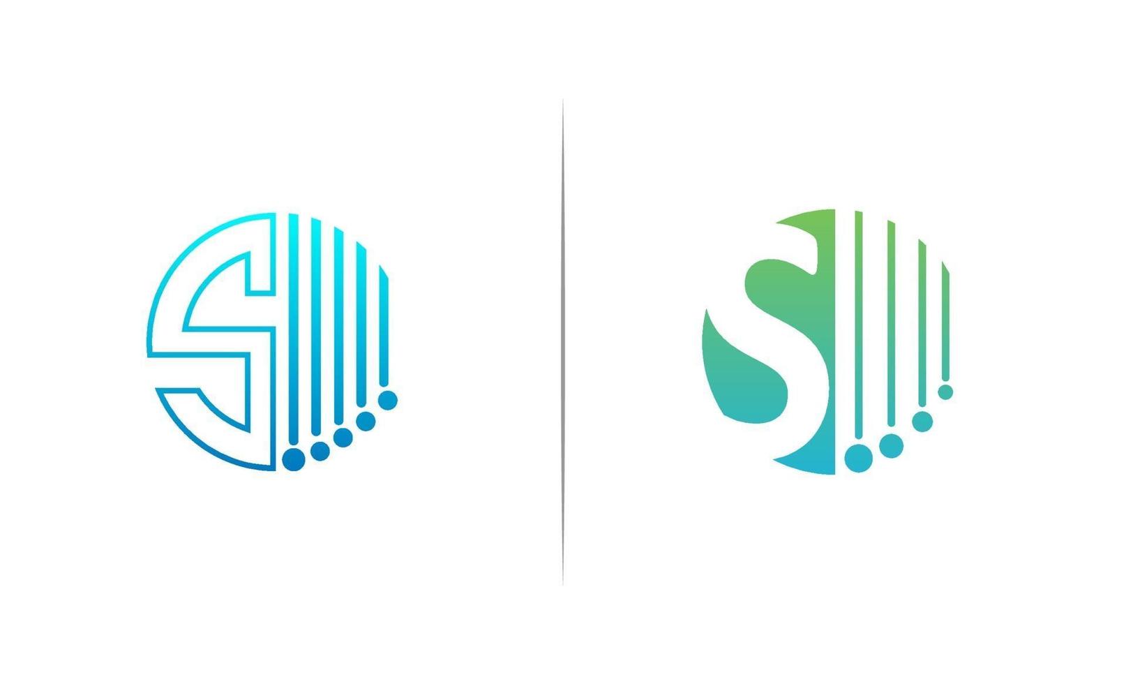 vector de diseño de concepto de logotipo de joyería de letra s