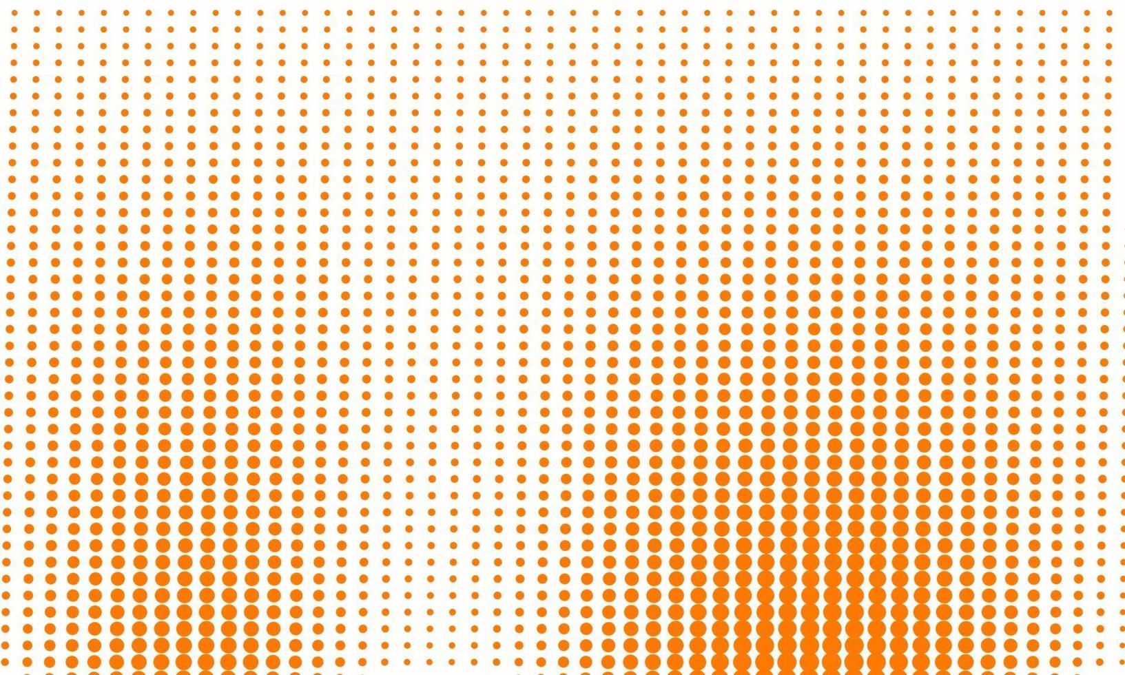 Abstract Orange Halftone Pattern vector