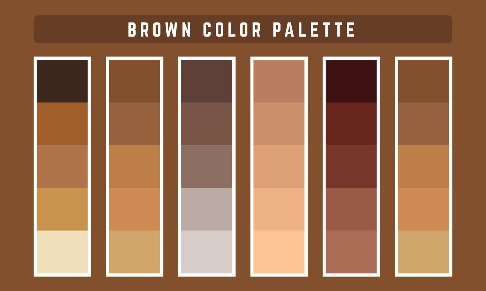 Brown Vector Color Palette 2209269 Vector Art at Vecteezy