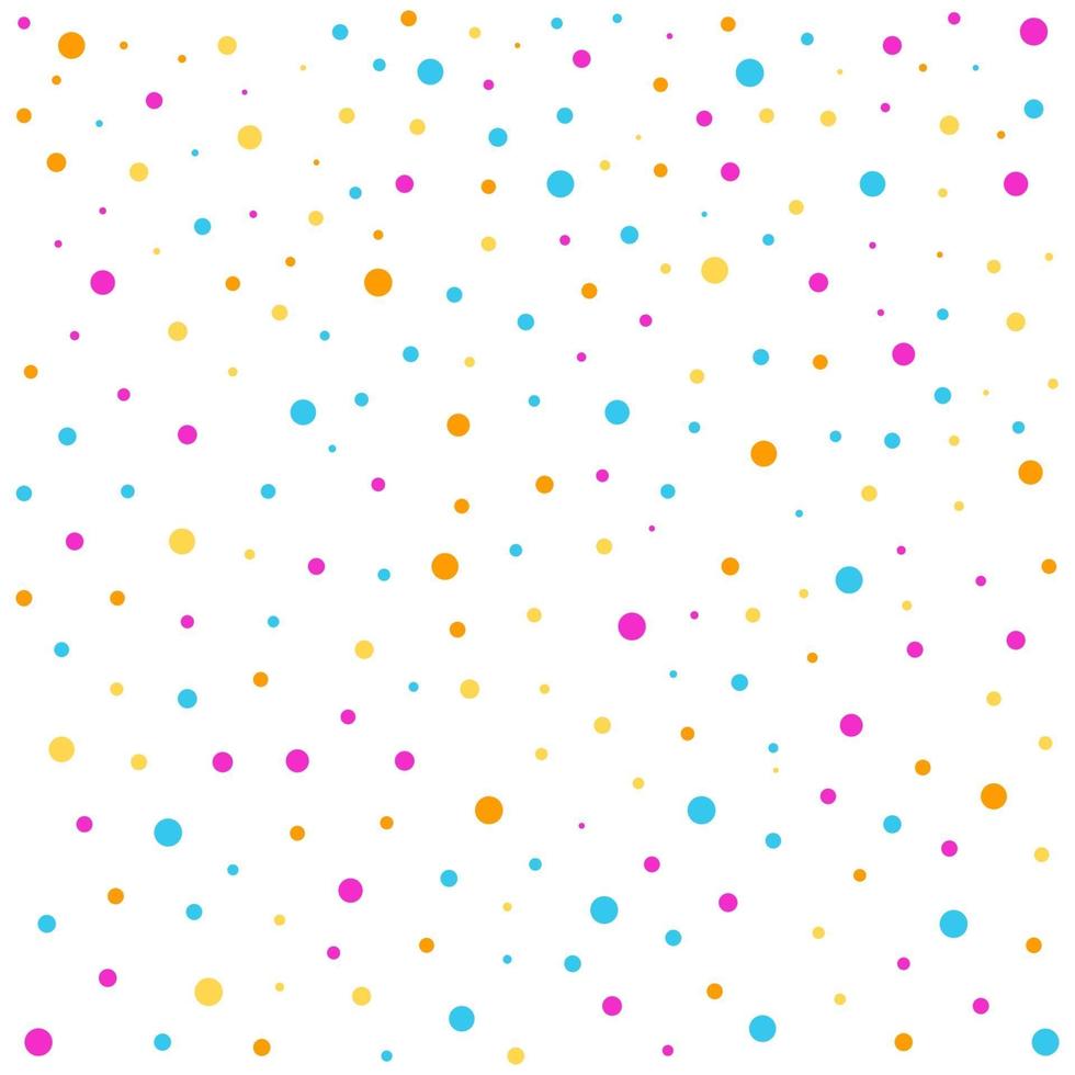 Colorful Polka Dots Pattern vector