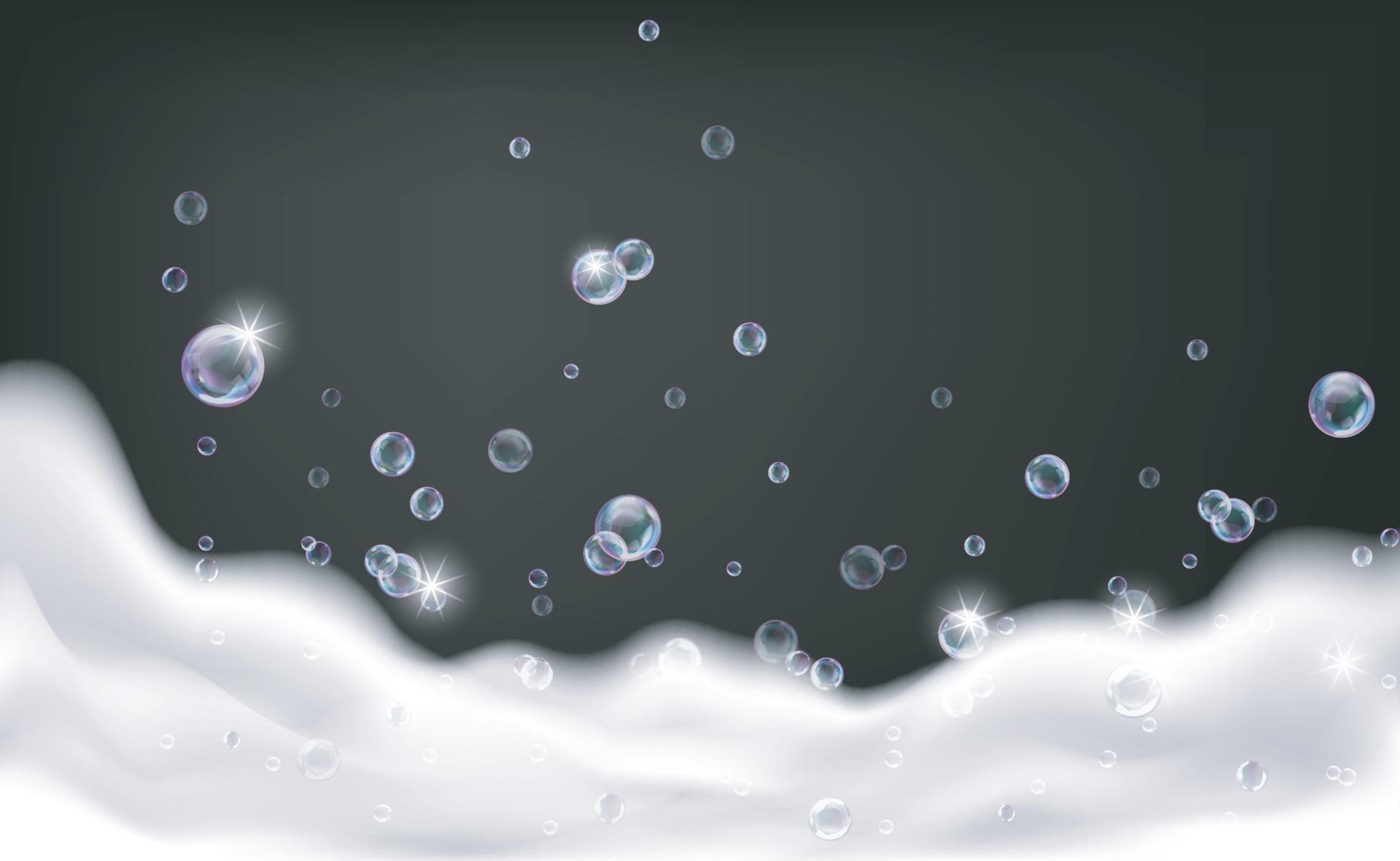 White Soap Foam Suds or Froth with Bubbles 2209313 Vector Art at Vecteezy