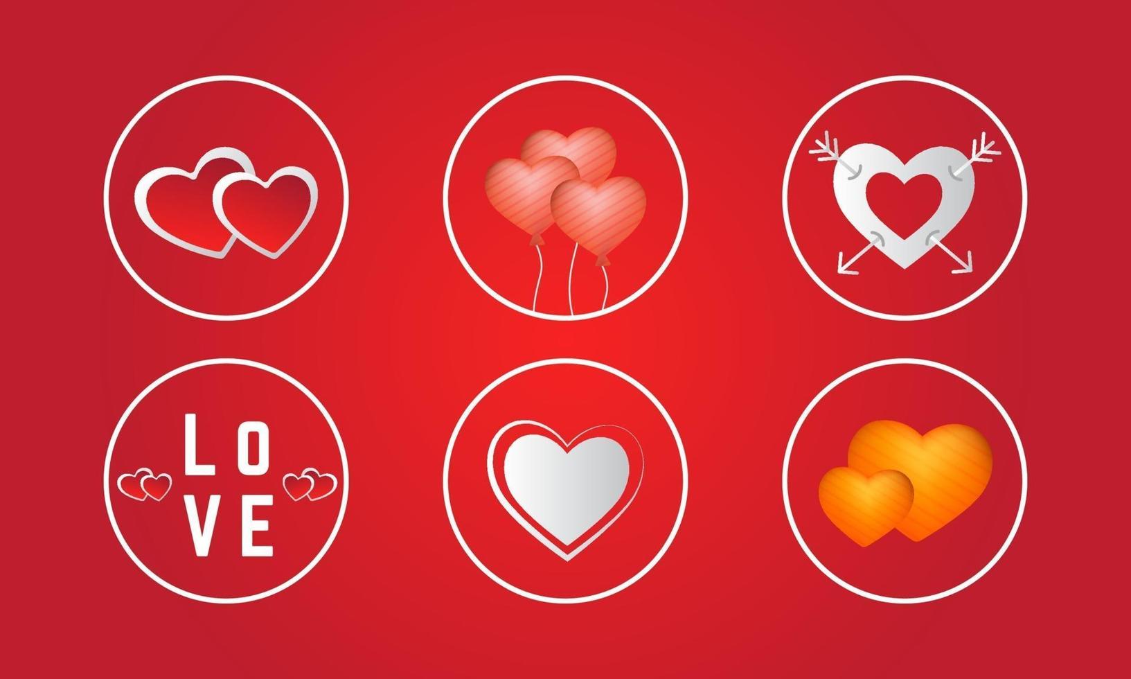 Love Vector Icons Set