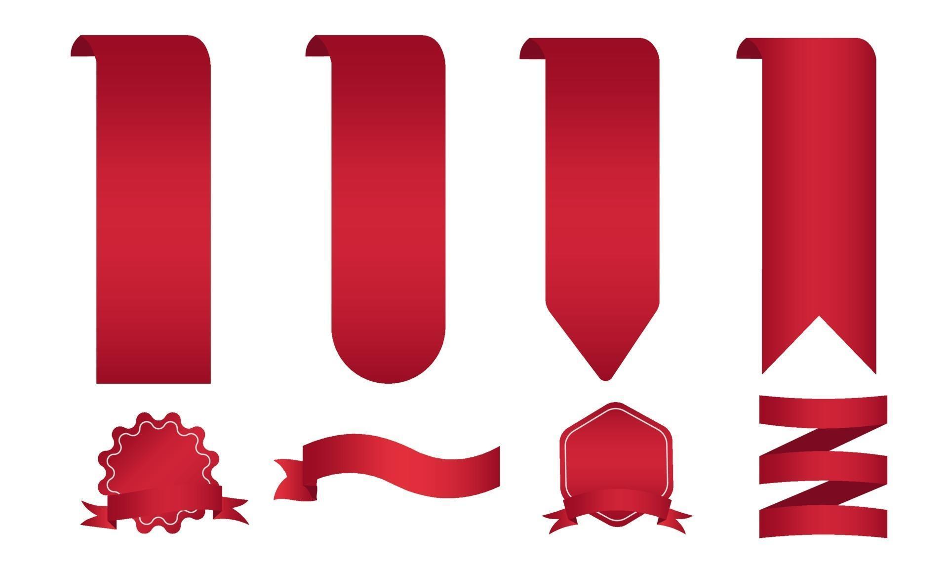 Web Ribbons Set Illustration 2209582 Vector Art at Vecteezy