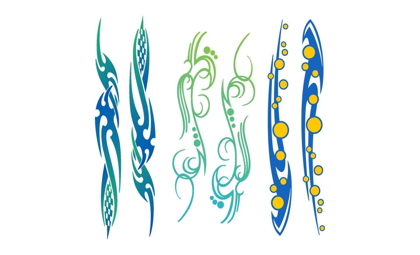 abstract tribal vinyl vector illustration