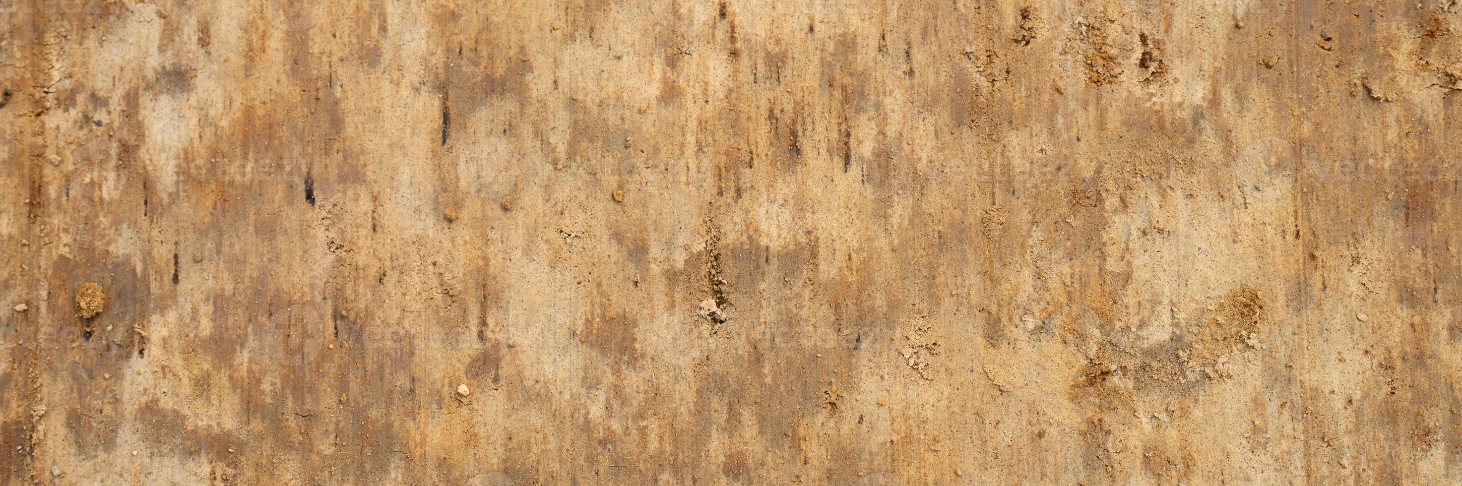 Textura de fondo de la superficie lisa de la arena de madera foto