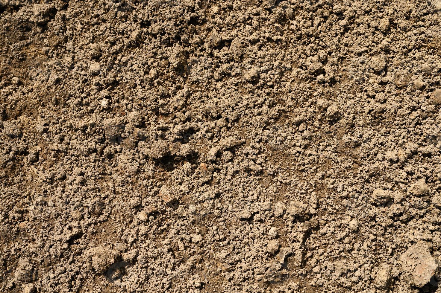 Background texture from the smooth surface of earth soil photo