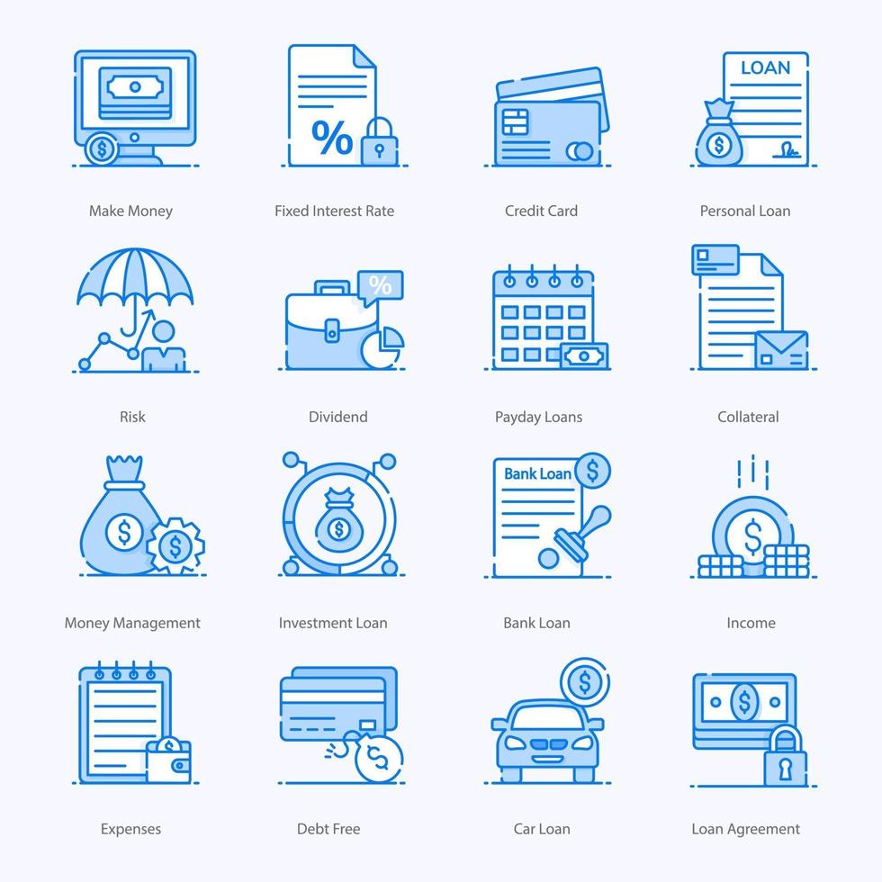 Personal Loans Elements vector