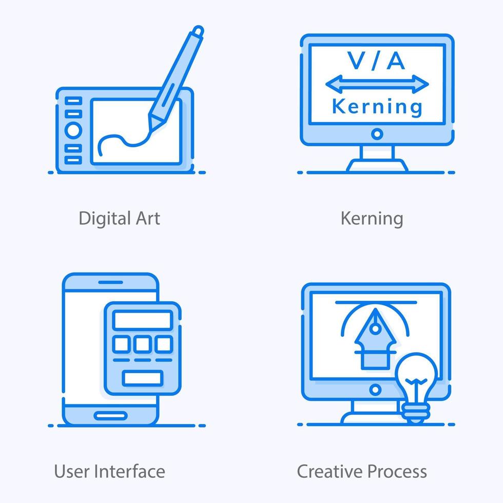 Digital Art Elements vector
