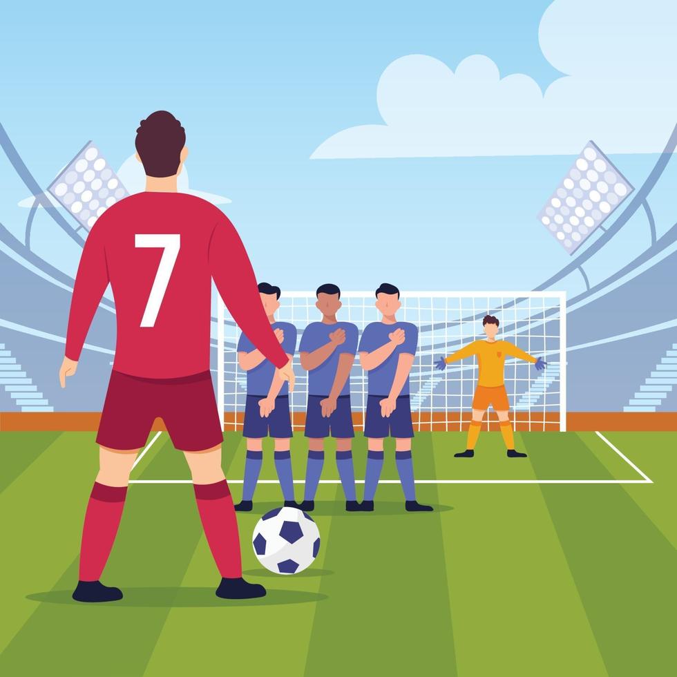 UEFA Football Match vector