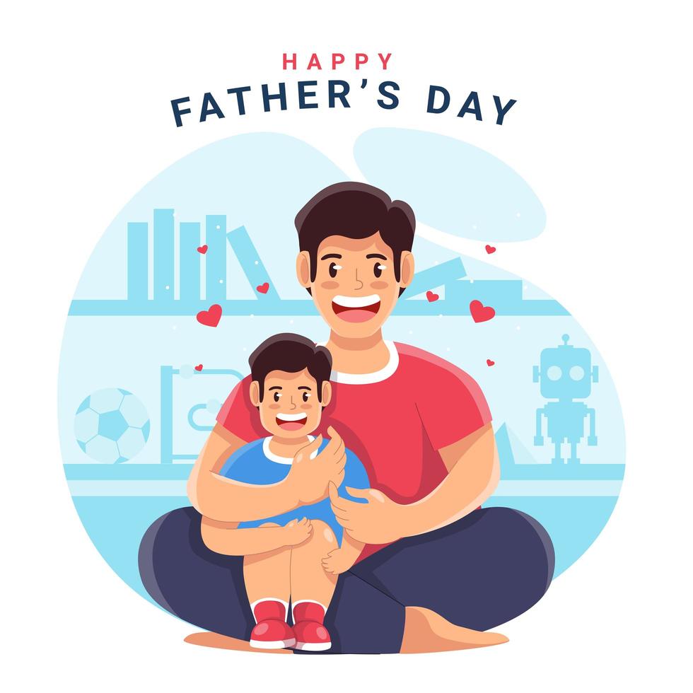 feliz dia del padre vector