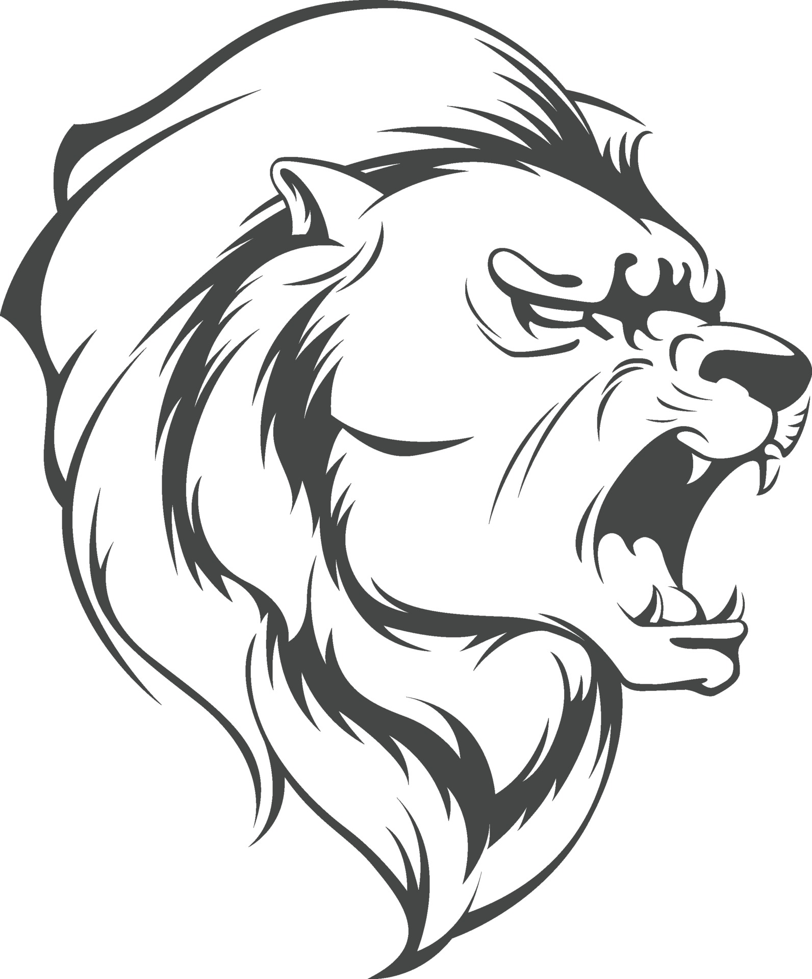 Roaring Lion Silhouette, Angry Animal Stencil, Vector Clipart Drawing 2211494 Vector Art at Vecteezy Roaring Lion Silhouette, Angry Animal Stencil, Vector Clipart Drawing 2211494 Vector Art at Vecteezy