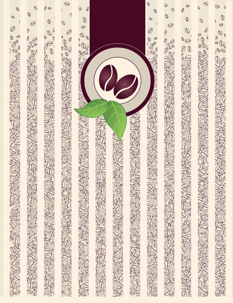 fondo de rayas de grano de café vector