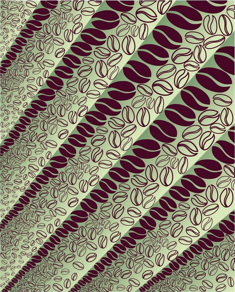 Coffee bean background vector