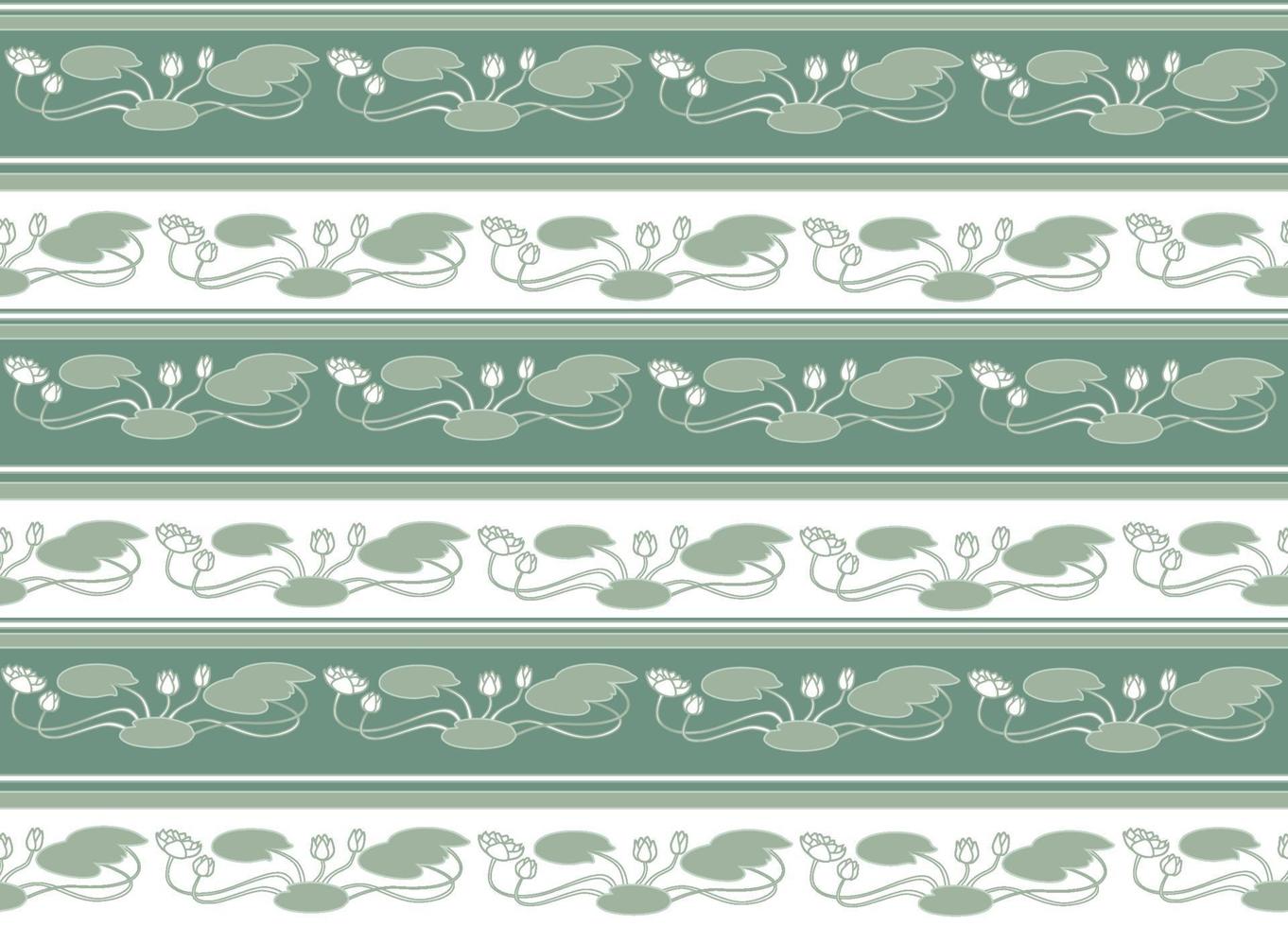 Green leaves pattern vector