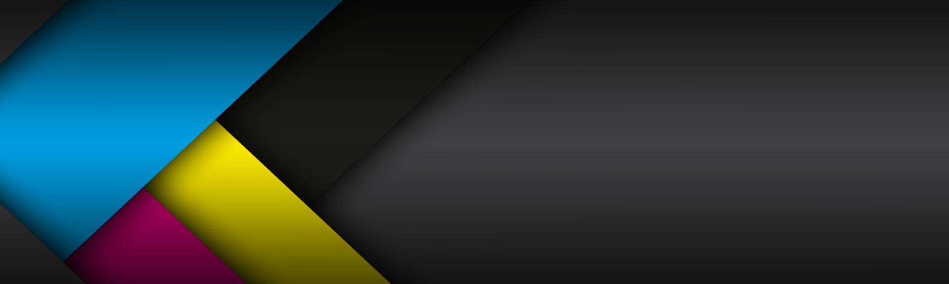 Black modern material background with overlapped sheets of paper in cmyk colors. Template for your business. Vector abstract widescreen background 2211739 Vector Art at Vecteezy Black modern material background with overlapped sheets of paper in cmyk colors. Template for your business. Vector abstract widescreen background 2211739 Vector Art at Vecteezy