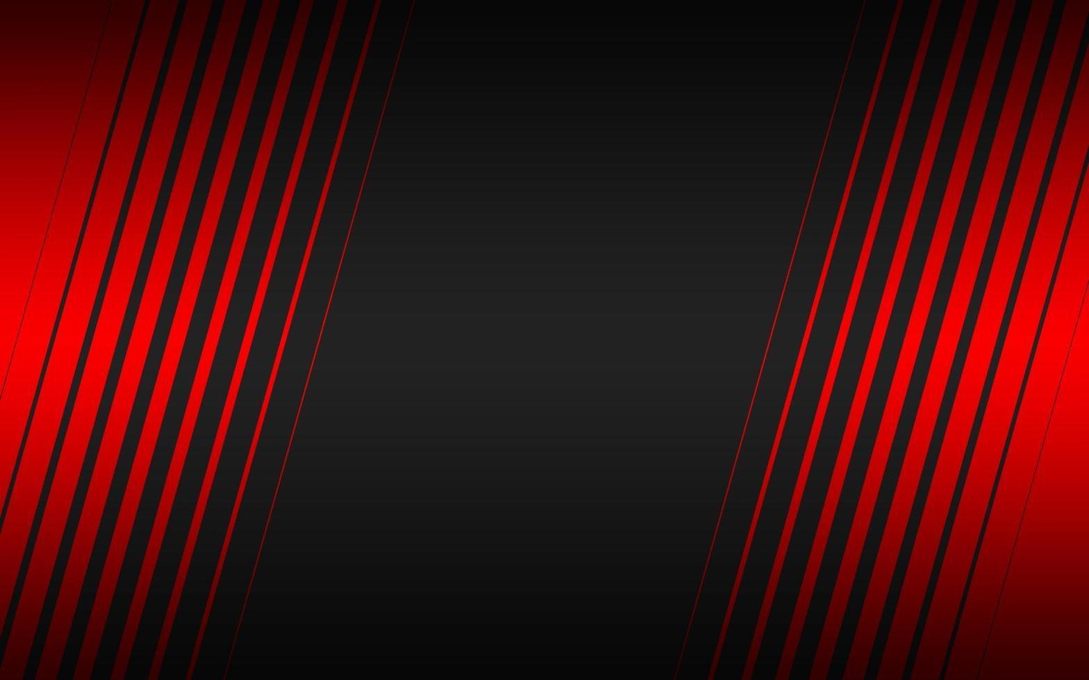 Black vector background with red stripes. Modern template for your business and projects