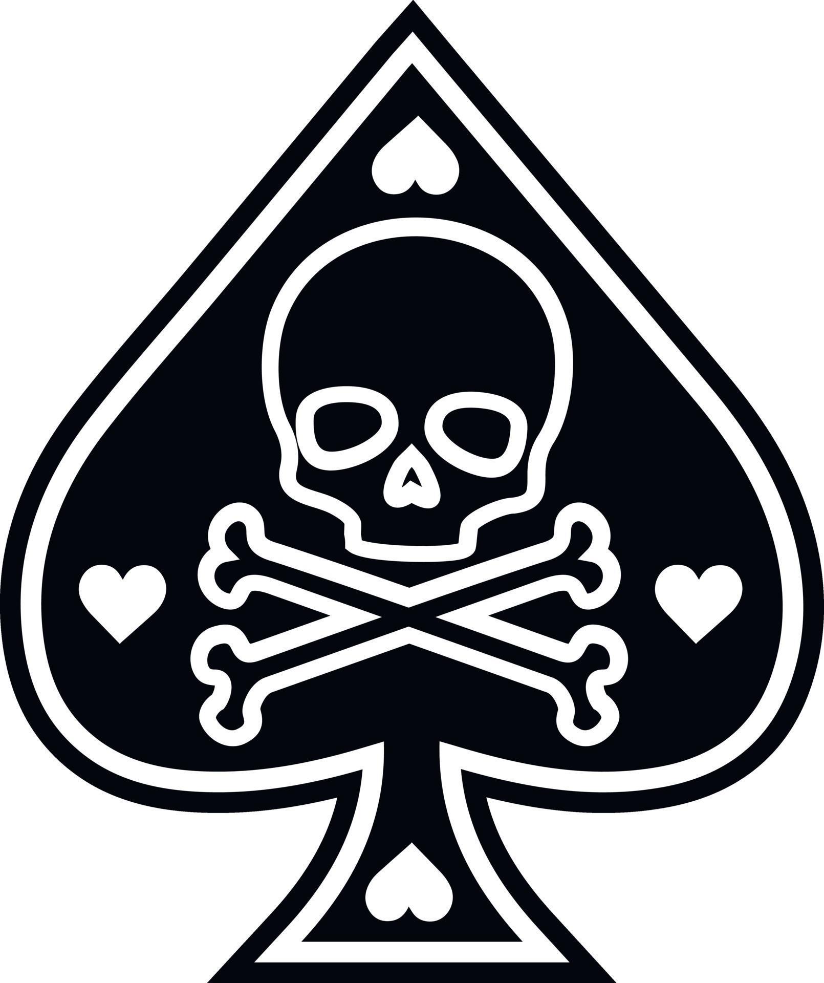 Ace Of Spades Card SVG