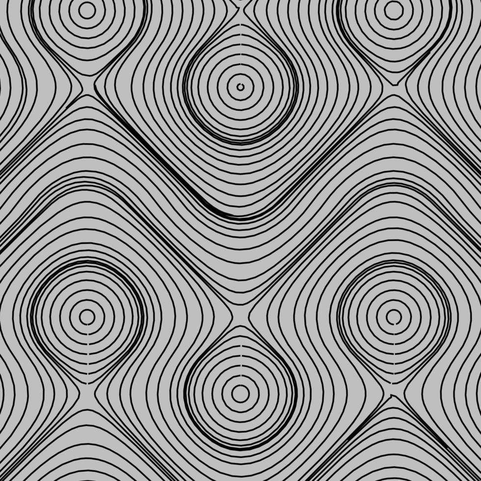 Optical art, vector striped background. Abstract smooth black wave curve motion lines graphic. Flow substance.