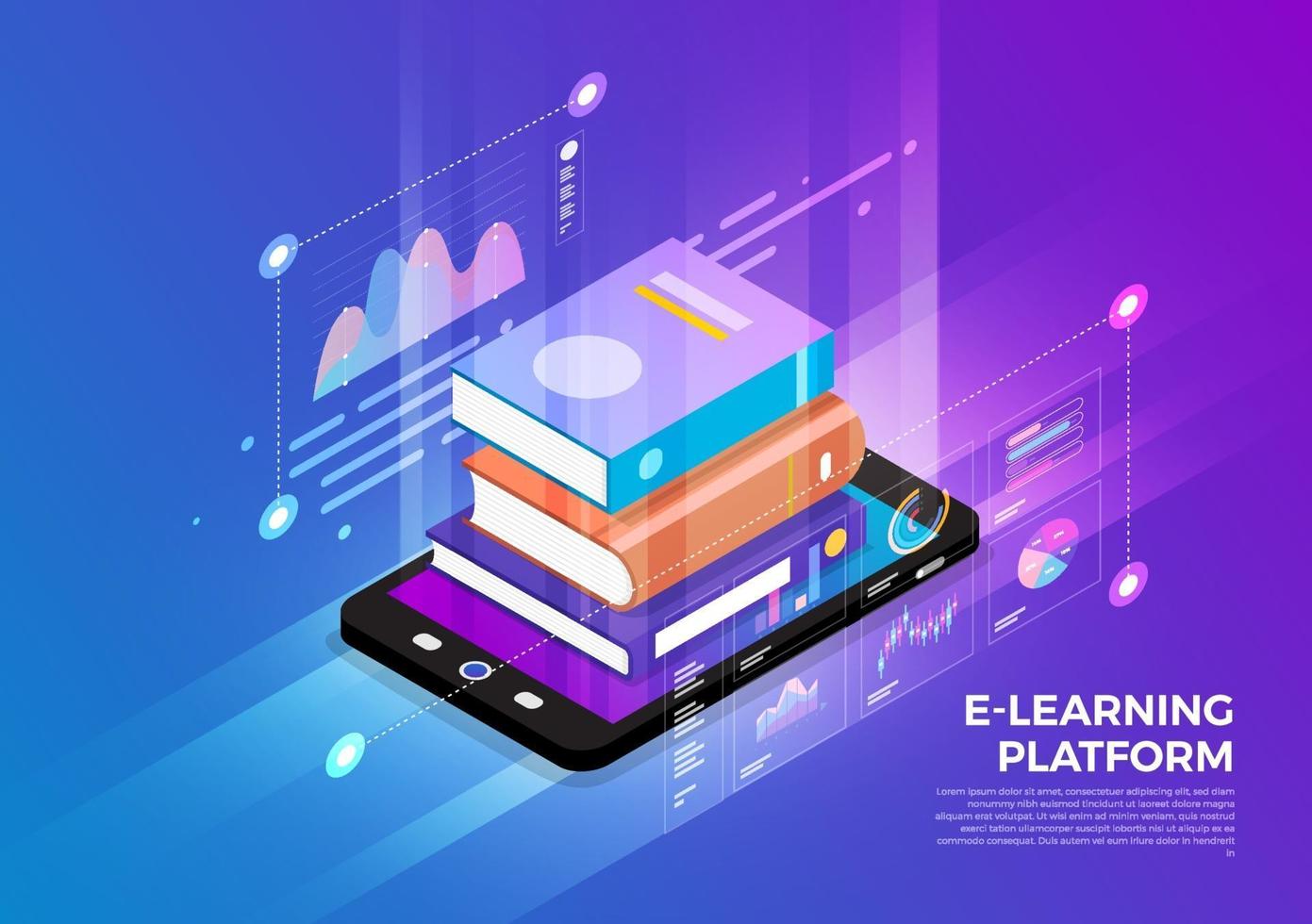 Isometric Digital Concept. vector