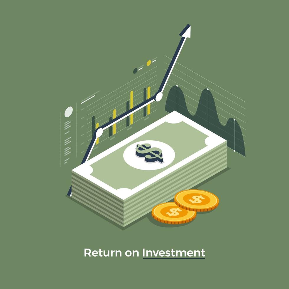 Return on investment vector