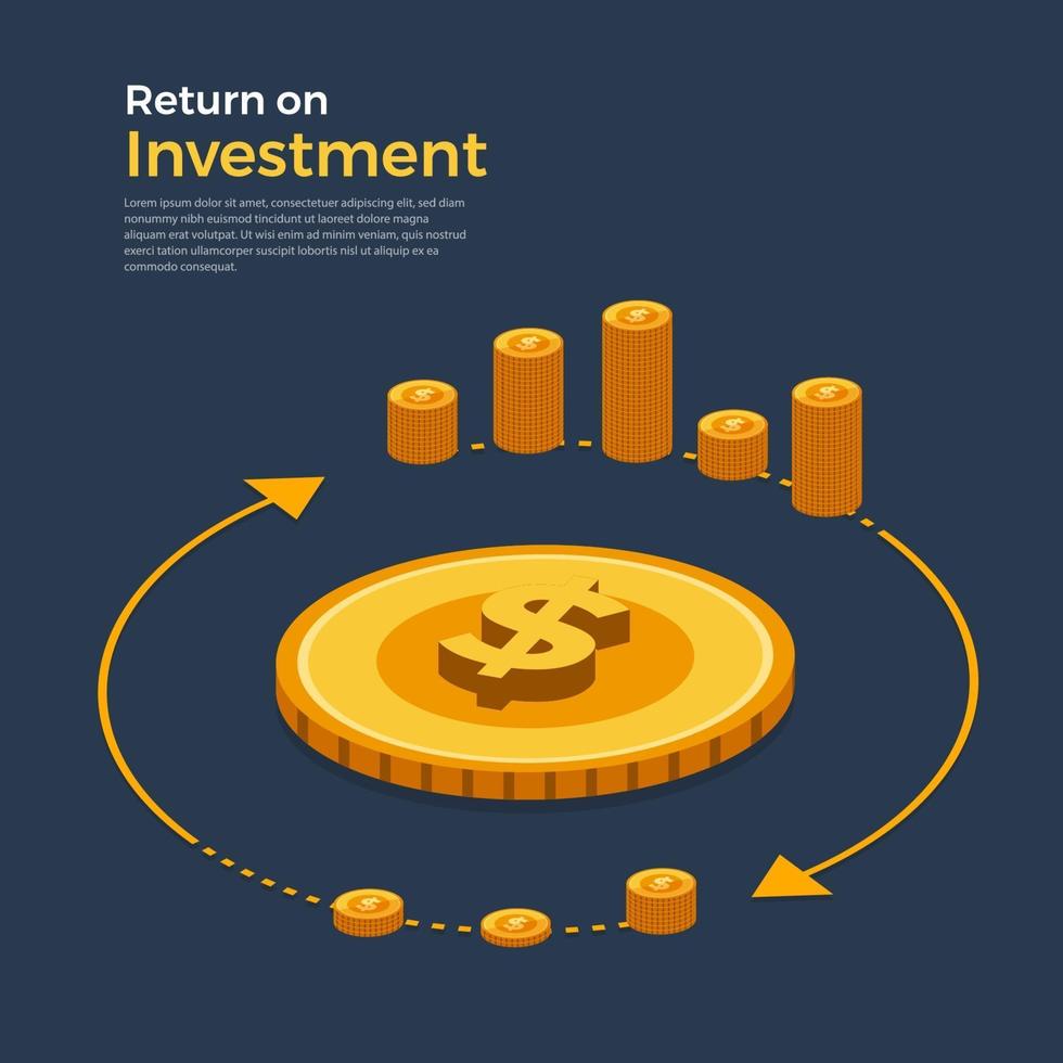 Return on investment vector