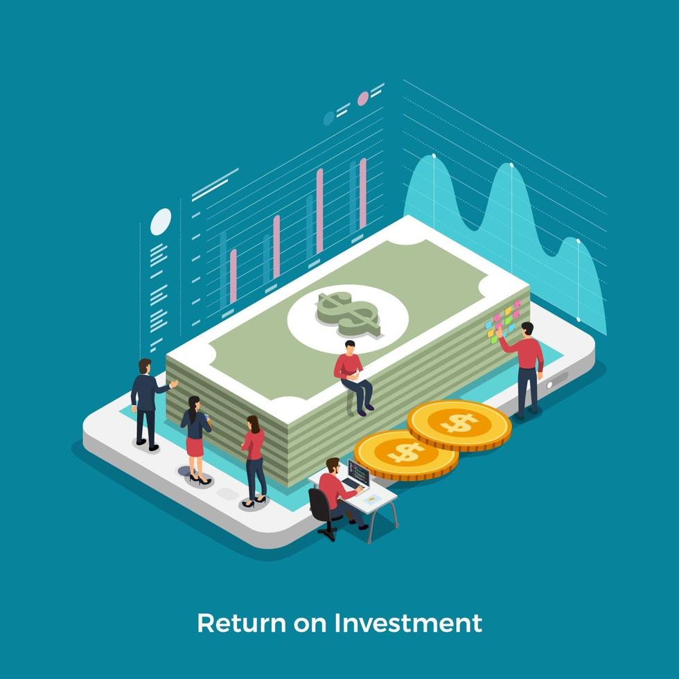 Return on investment vector